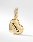 Custom Engravable Heart Pendant Charm - CG4304S,CG4305S,CG4306S