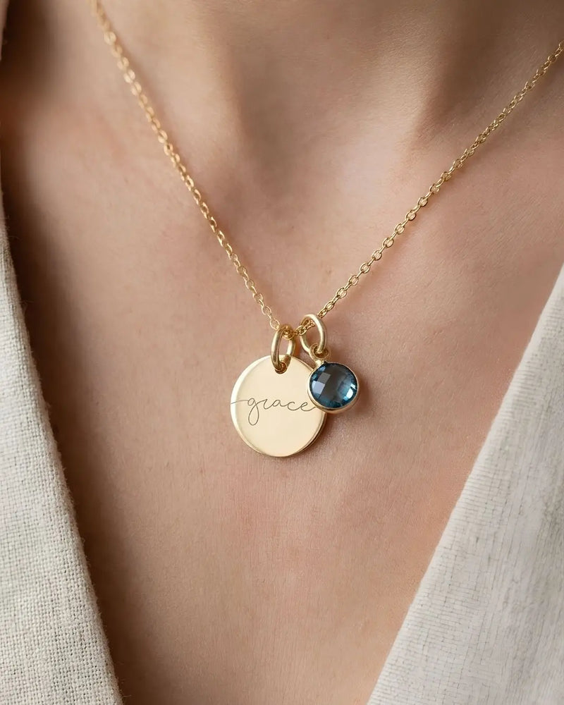 Darling Disc Necklace