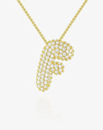 Cloud Initial Necklace