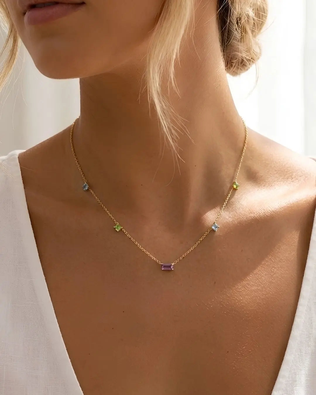 Roaming Birthstone Necklace