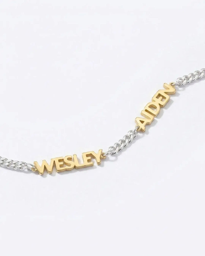 Block Name Bracelet