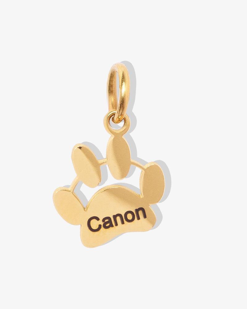 Personalized Paw Print Engravable Charm - CG3606S,CG3607S,CG3608S