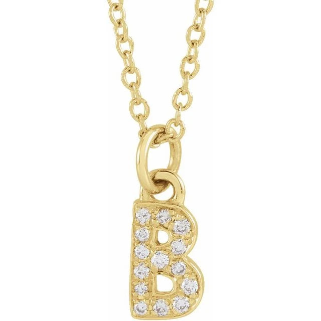 Dainty Initial Necklace