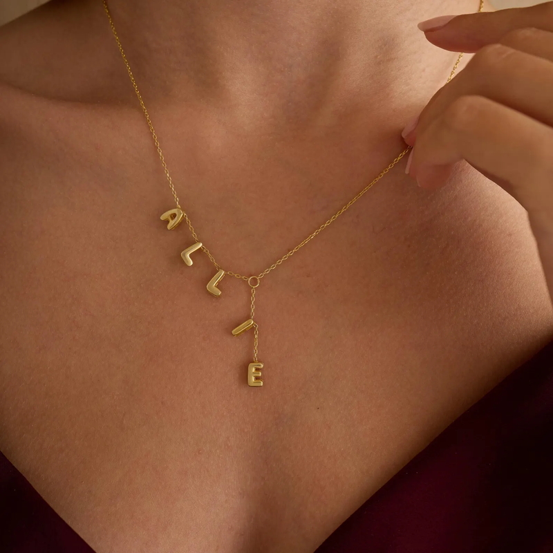 Bubble Drop Name Necklace - CG3861S,CG3862S,CG3863S,CG3864S,CG3865S,CG3866S,CG3867S,CG3868S,CG3869S,CG3870S,CG3871S,CG3872S,CG3873S,CG3874S,CG3875S,CG3876S,CG3877S,CG3878S,CG3879S,CG3880S,CG3881S,CG3882S,CG3883S,CG3884S