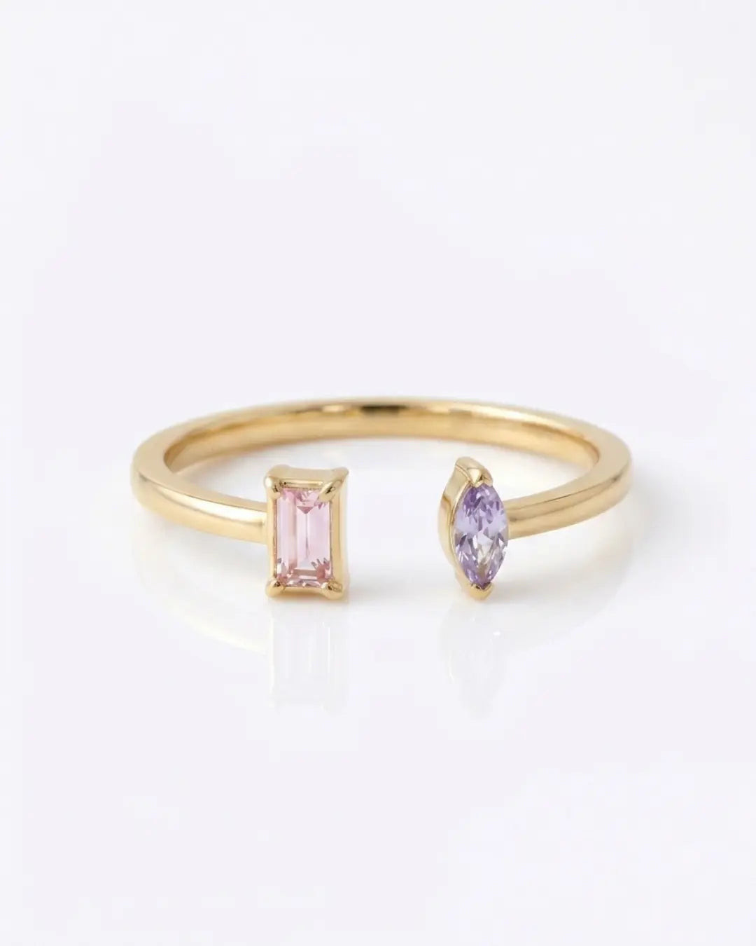 Paired Stone Ring