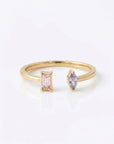 Paired Stone Ring