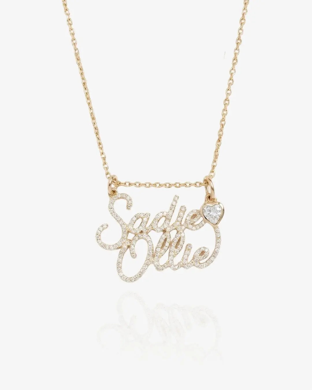 Sweetheart Script Necklace