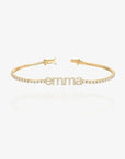 Pavé Name Tennis Bracelet