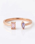 Paired Stone Ring