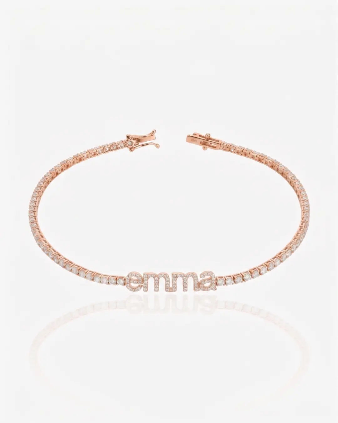 Pavé Name Tennis Bracelet