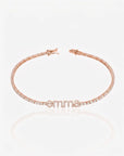 Pavé Name Tennis Bracelet