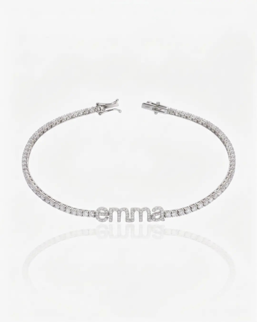 Pavé Name Tennis Bracelet