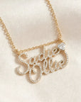 Sweetheart Script Necklace
