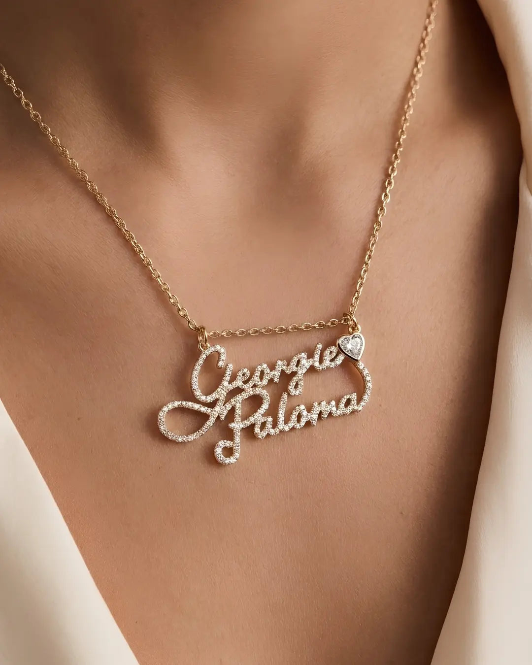 Sweetheart Script Necklace