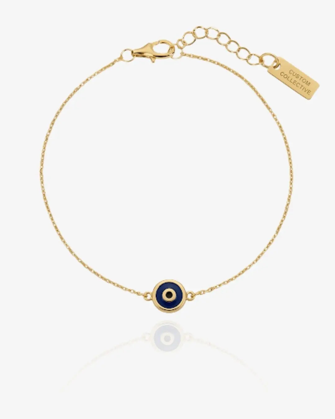 Dainty Evil Eye Charm Bracelet