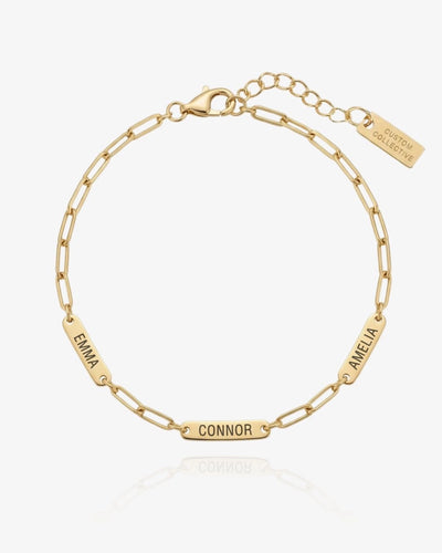 Custom Mini Name Bar Bracelet - CG1428S,CG1429S,CG1430S,CG1431S,CG1432S,CG1433S,CG1434S,CG1435S,CG1436S,CG1437S,CG1438S,CG1439S