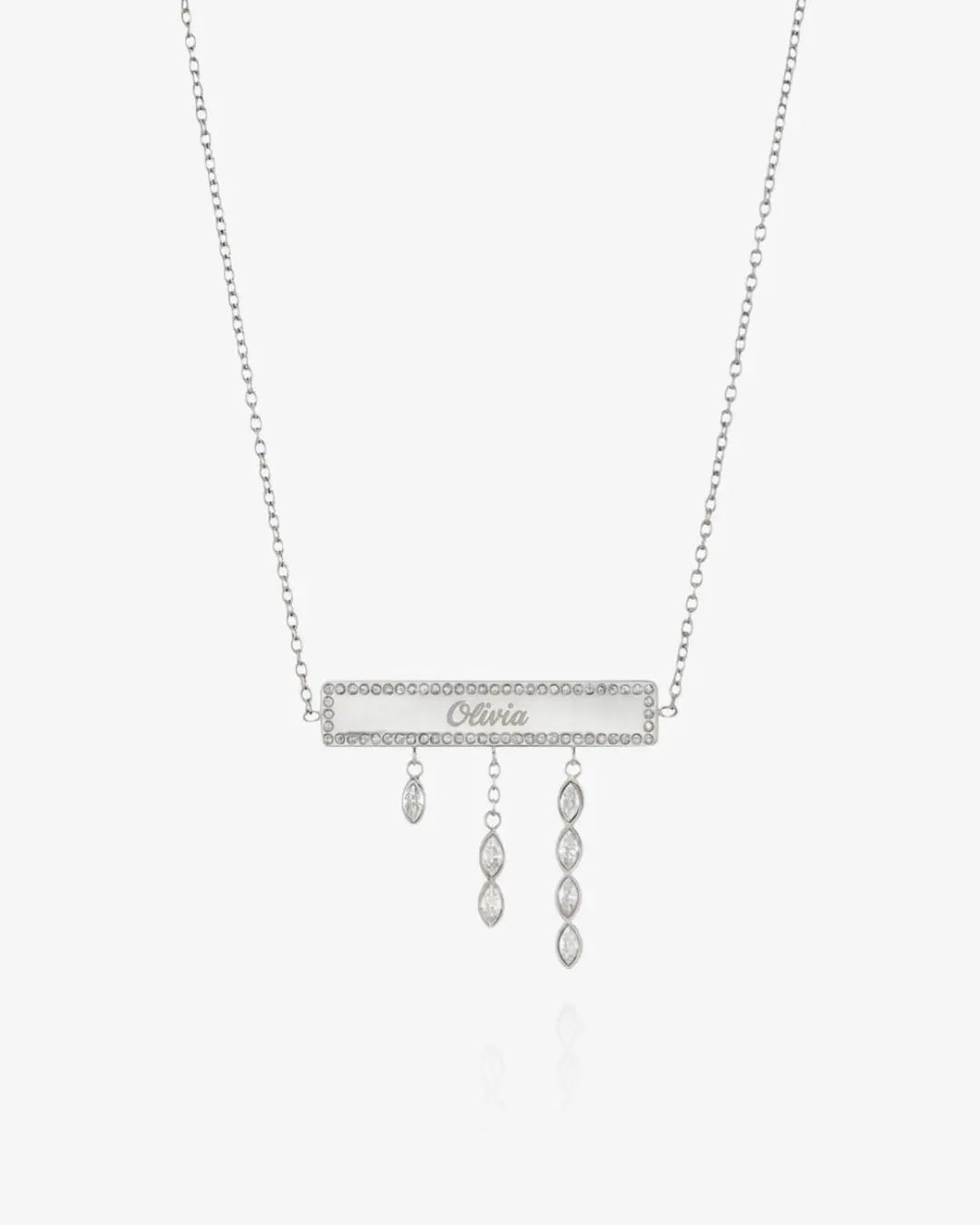 Nameplate Drop Necklace