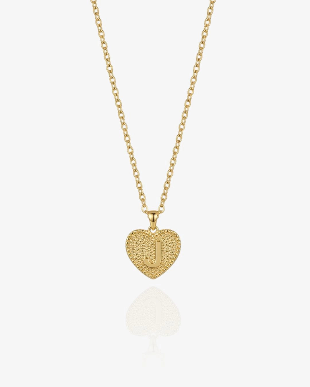 Custom Heart Necklace with Engraved initial - CG2252S