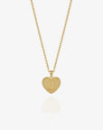 Custom Heart Necklace with Engraved initial - CG2252S
