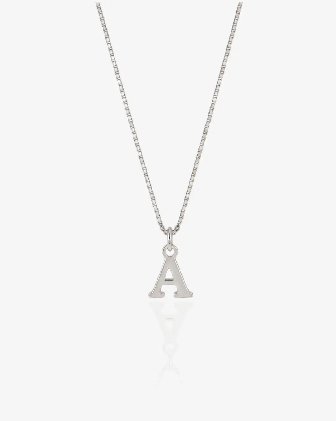 Initial Box Necklace