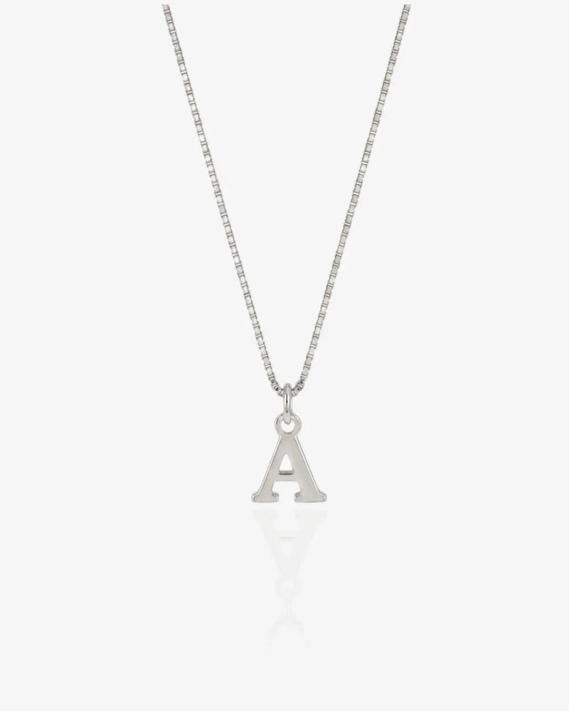 Initial Box Necklace