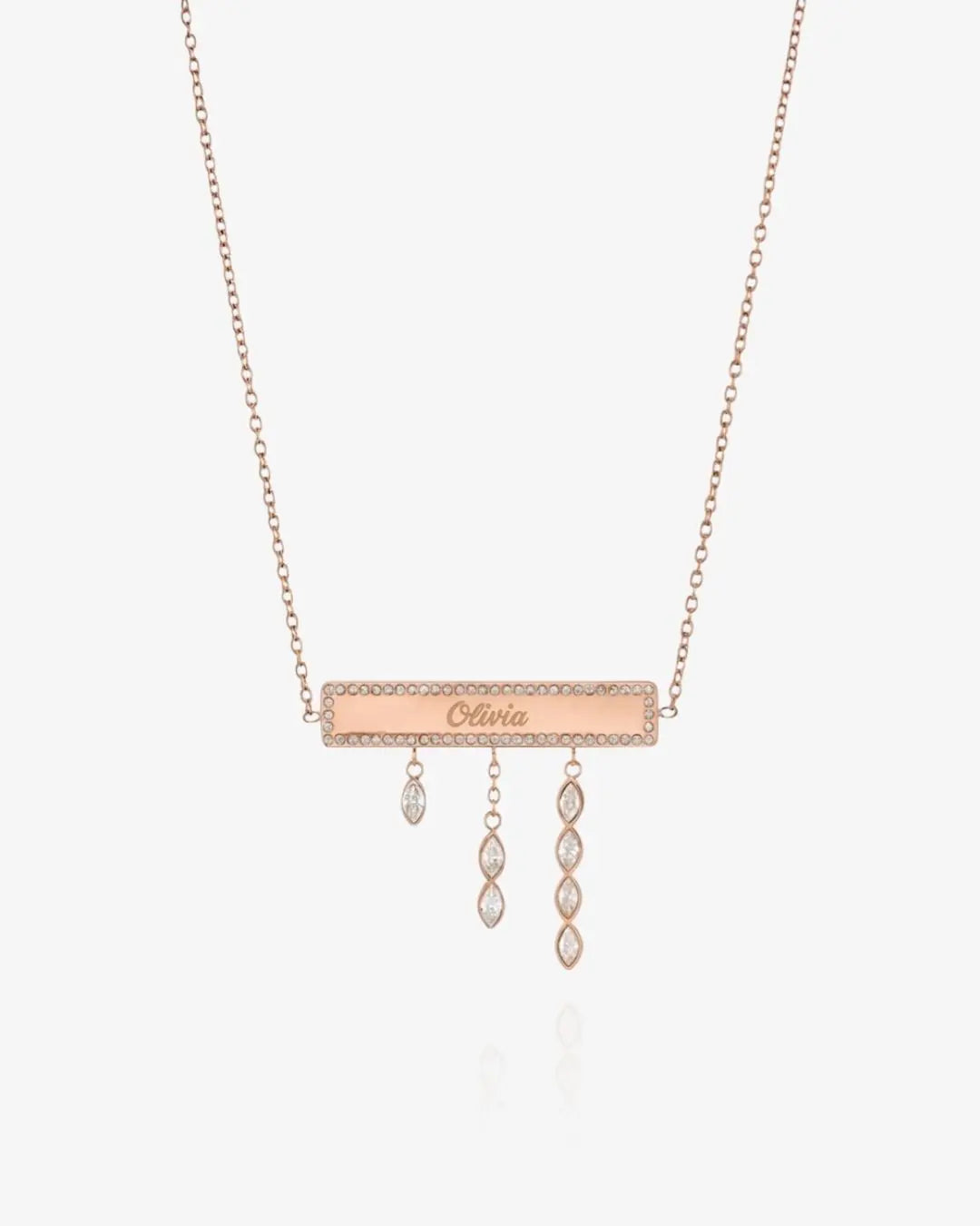 Nameplate Drop Necklace
