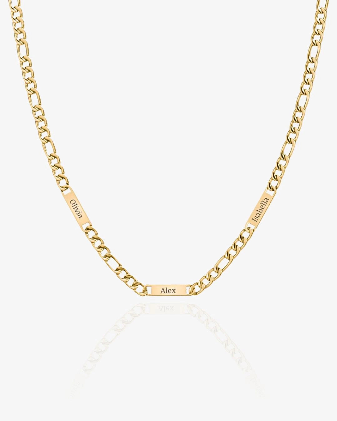 Figaro Father Name Necklace