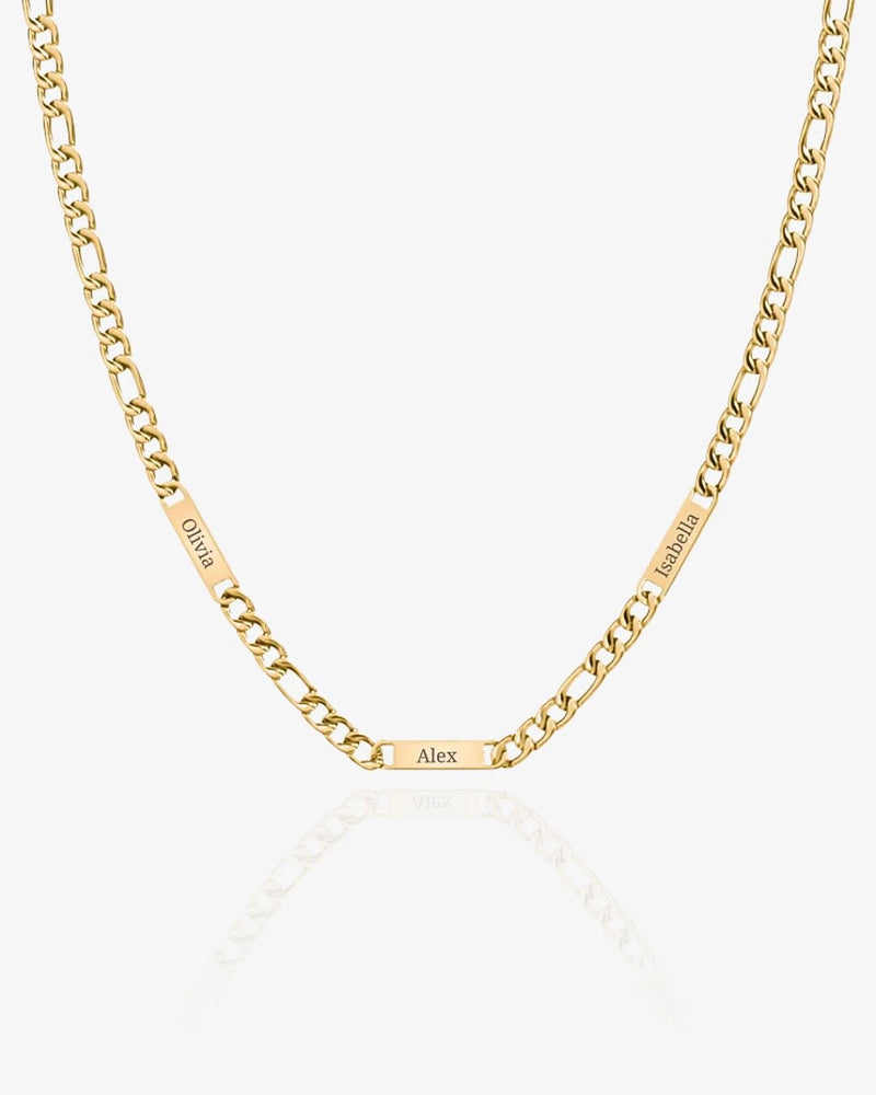 Figaro Father Name Necklace