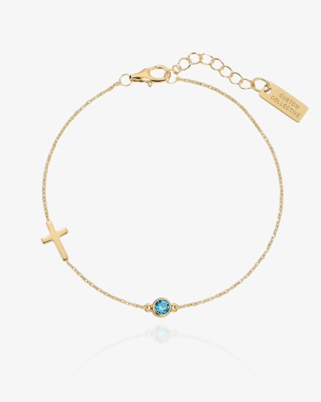 Cross Bracelet with Birthstone - CG2554S,CG2555S,CG2556S