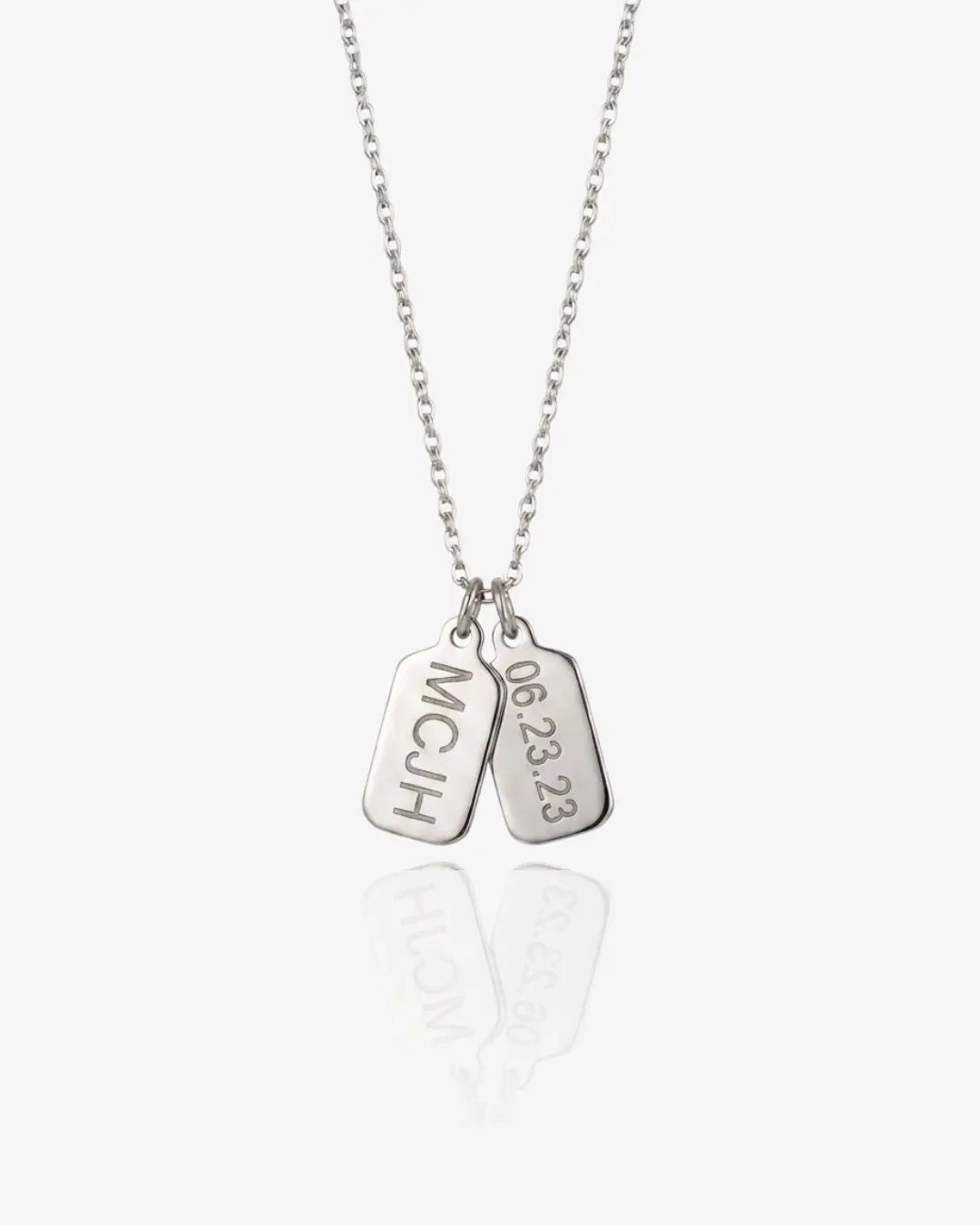 Dainty Dog Tag Necklace