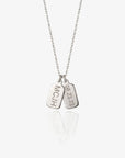 Dainty Dog Tag Necklace