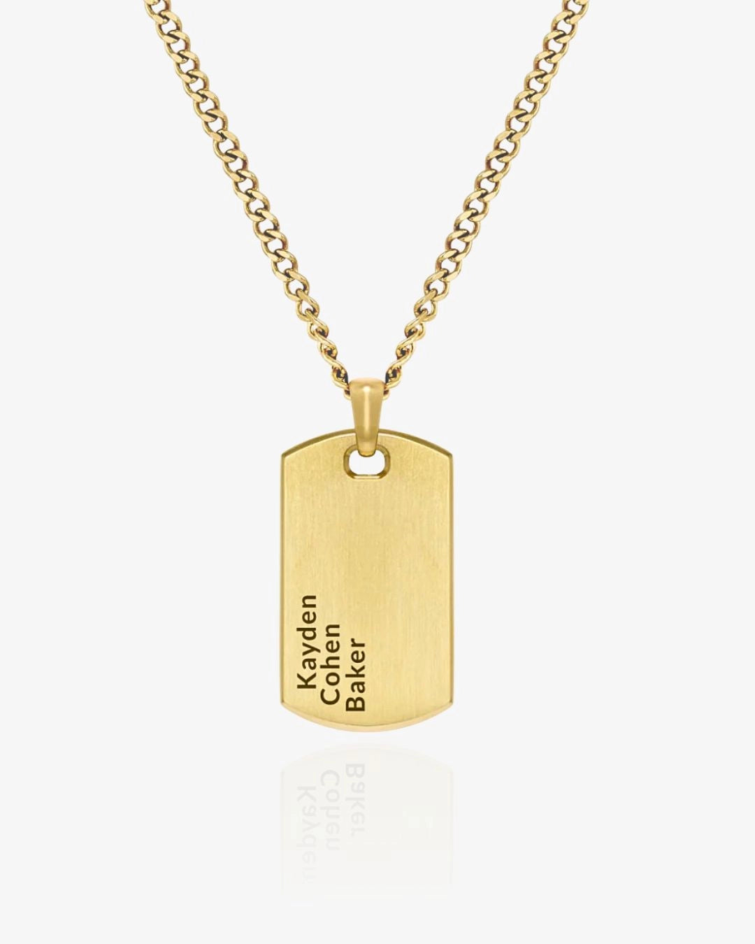 Men's Dog Tag Necklace