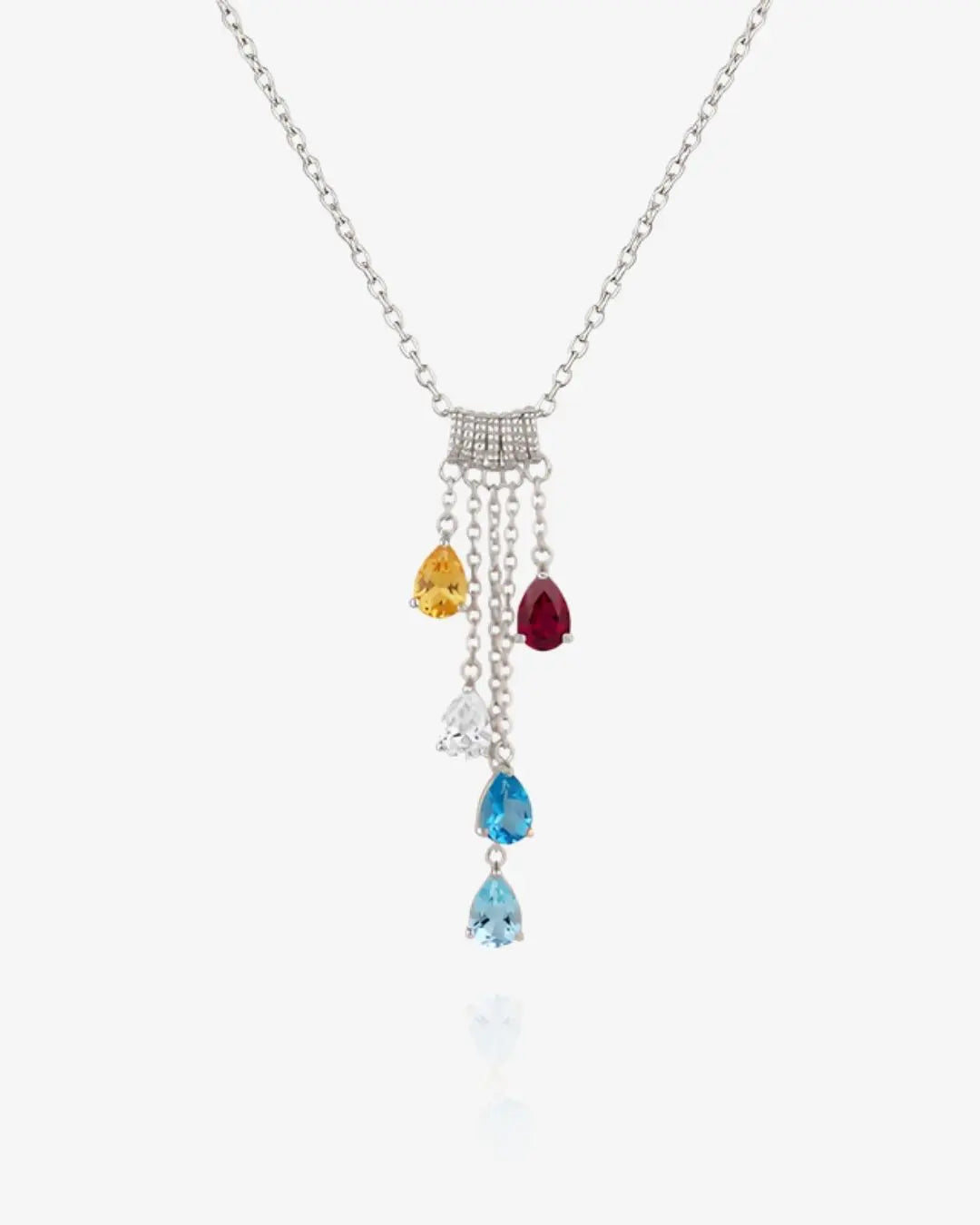 Cascading Birthstone Necklace