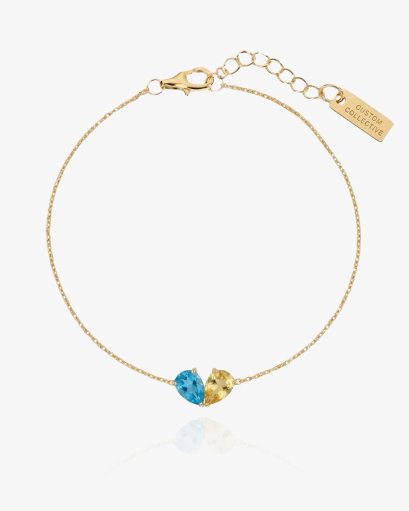 Birthstone Heart Bracelet