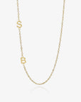Personalized Sideway Initial Necklace 18K Best Seller