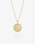 Disc Pendant Necklace - CG3901S,CG3902S,CG3903S