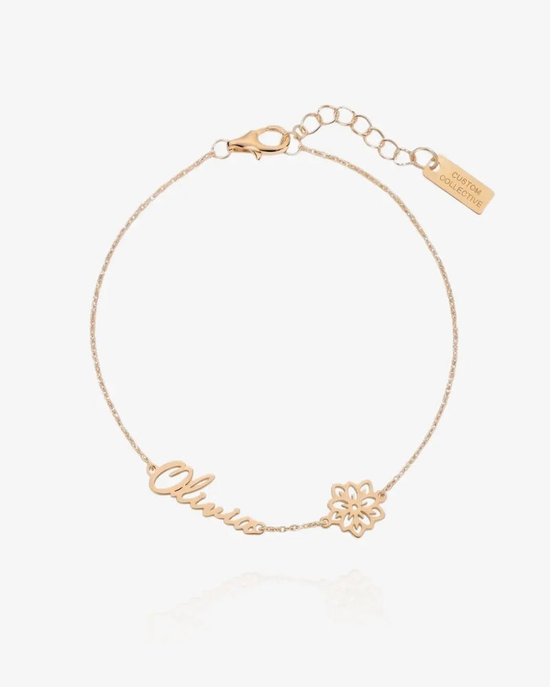Bloom Name Bracelet