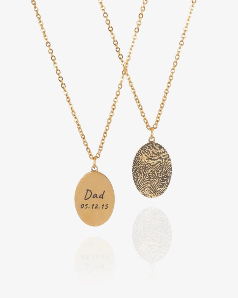 Fingerprint Handwriting Necklace - CG1584S,CG1586S,CG1588S
