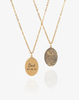 Fingerprint Handwriting Necklace - CG1584S,CG1586S,CG1588S