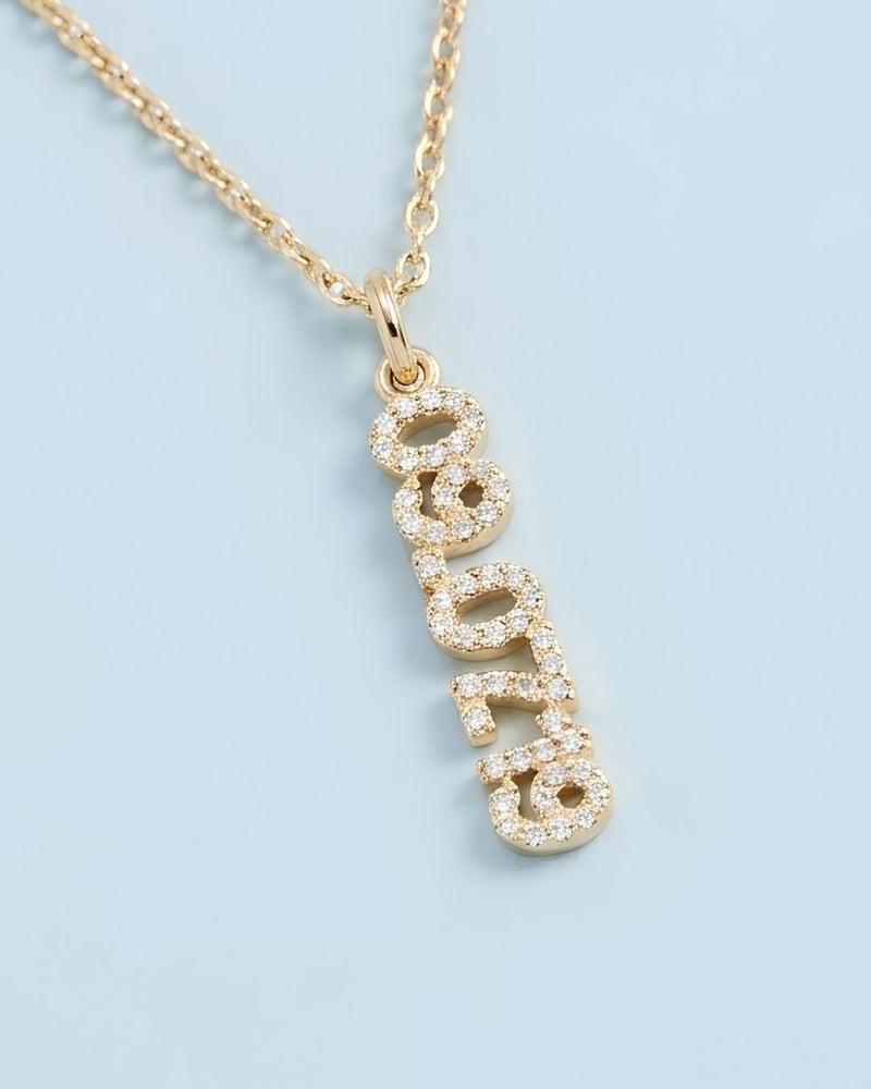 Pavé Date Necklace