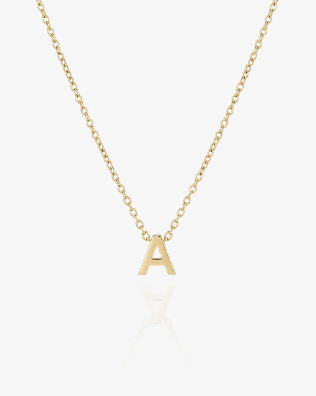 Minimalist Single Letter Necklace