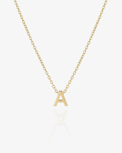 Minimalist Single Letter Necklace