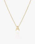 Minimalist Single Letter Necklace