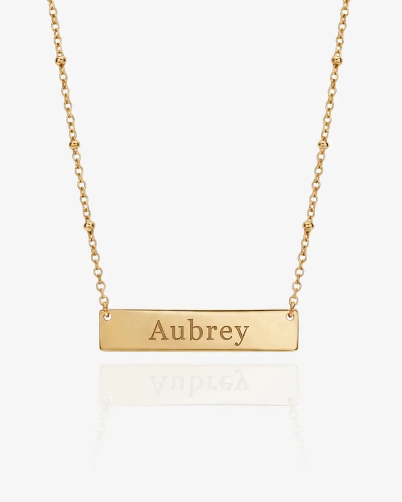 Tiny Bar Necklace