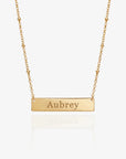Tiny Bar Necklace