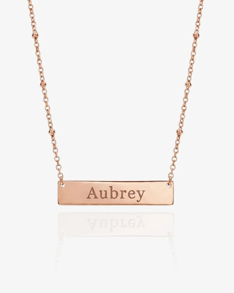 Tiny Bar Necklace