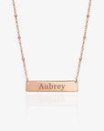 Tiny Bar Necklace