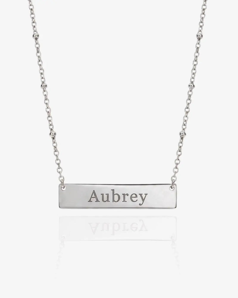Tiny Bar Necklace