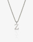 Mens Cuban Initial Necklace