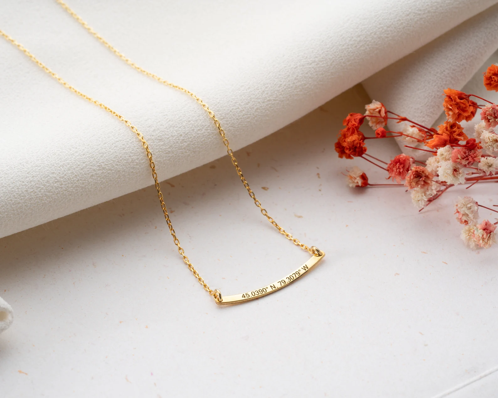 Curved Bar Necklace - CG4199S,CG4200S,CG4201S